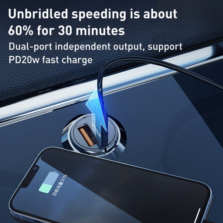 WK WP-C38 Mini PD20W USB + Typ-C Autoladegerät