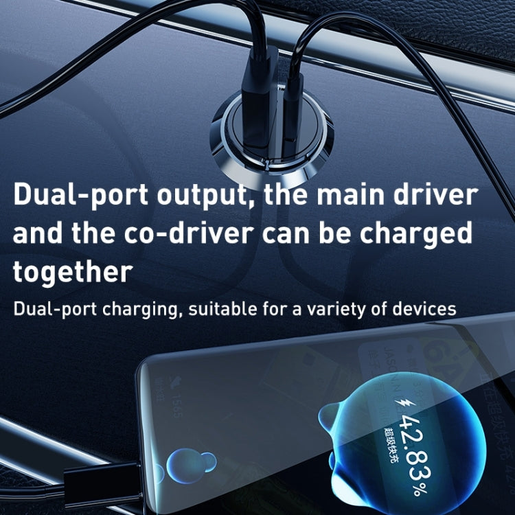 WK WP-C38 Mini PD20W USB + Typ-C Autoladegerät