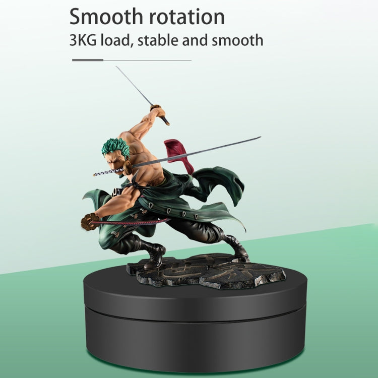 12cm 360 Grad rotierender Drehteller Spiegel elektrischer Display-Stand-Videoaufnahme Requisiten Drehteller