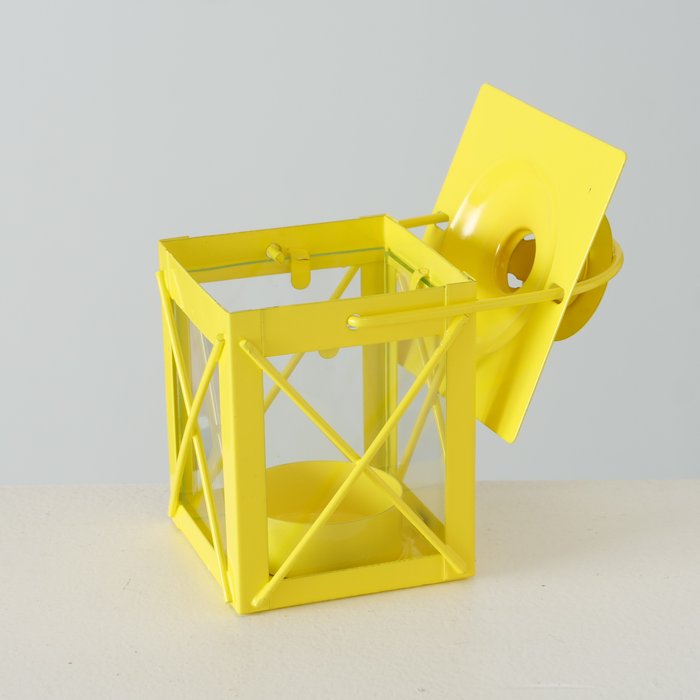 Laterne Farol, ideal für ein Teelicht - Farbe Gelb