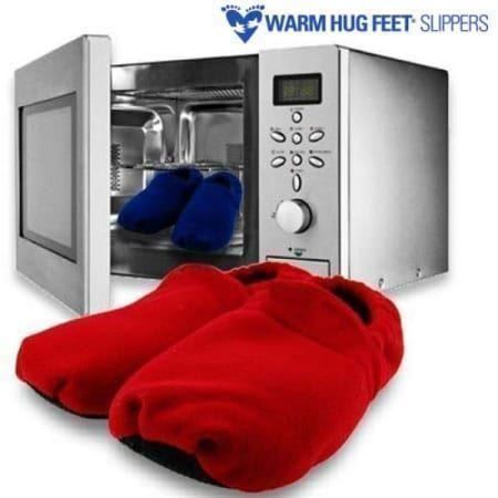Warm Hug Feet Mikrowellen Hausschuhe Leopard | #Elektroniktrade.ch#