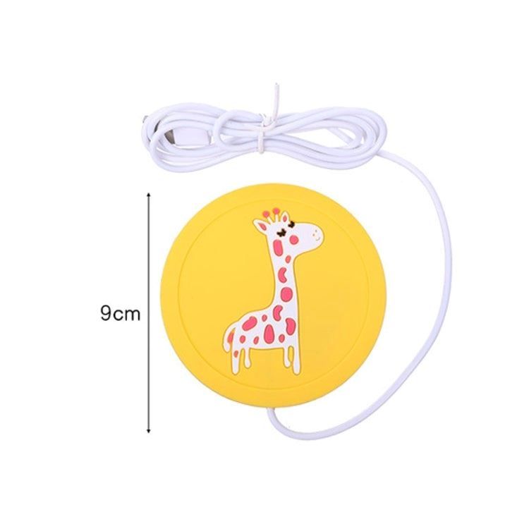 USB Heiz Silikon Pad Untersetzer (Giraffe)