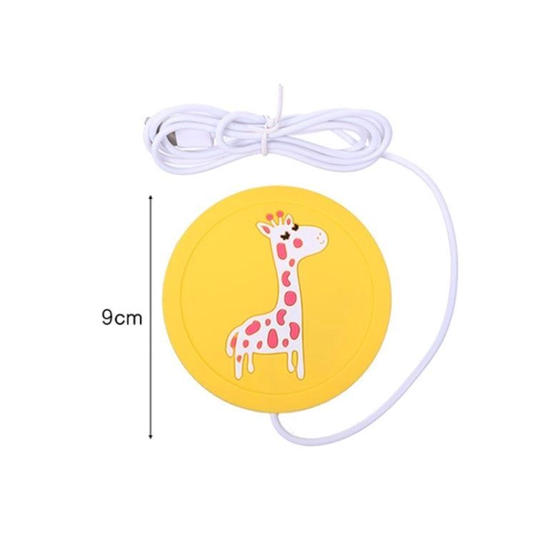 USB Heiz Silikon Pad Untersetzer (Giraffe)