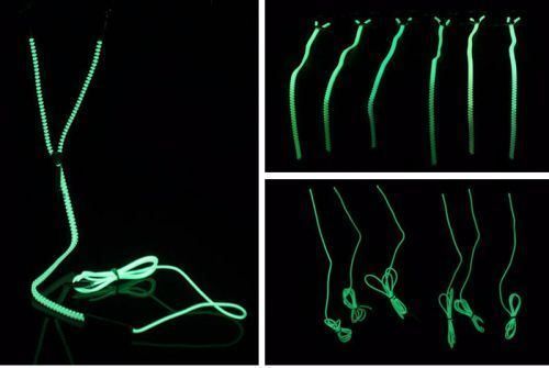 Neon Headset an Reissverschlusskabel | #Elektroniktrade.ch#