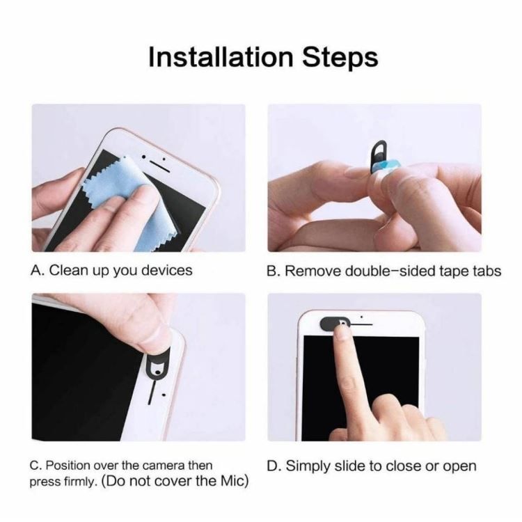 Design Kameraabdeckung für Desktop, Laptop, Tablet, Telefone