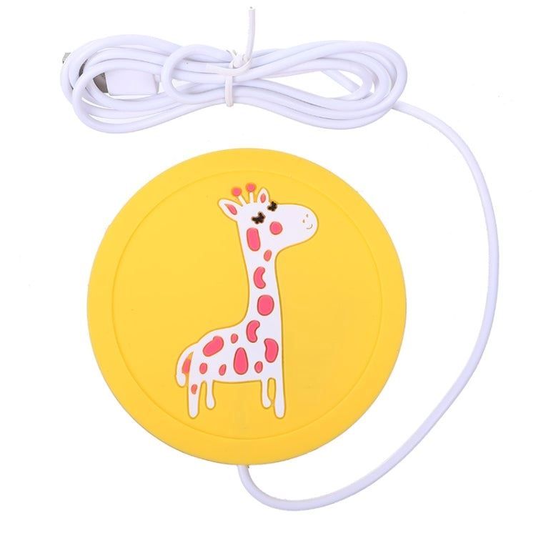 USB Heiz Silikon Pad Untersetzer (Giraffe)