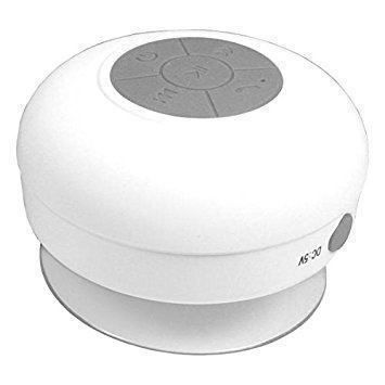 Portabler Bluetooth Lautsprecher für Bad oder Home Weiss | #Elektroniktrade.ch#