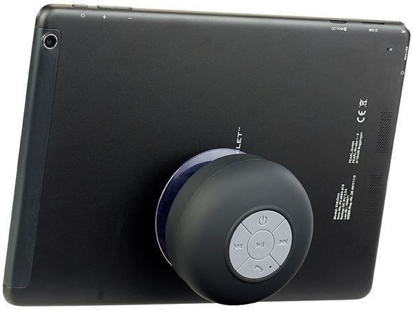 Portabler Bluetooth Lautsprecher für Bad oder Home Weiss | #Elektroniktrade.ch#