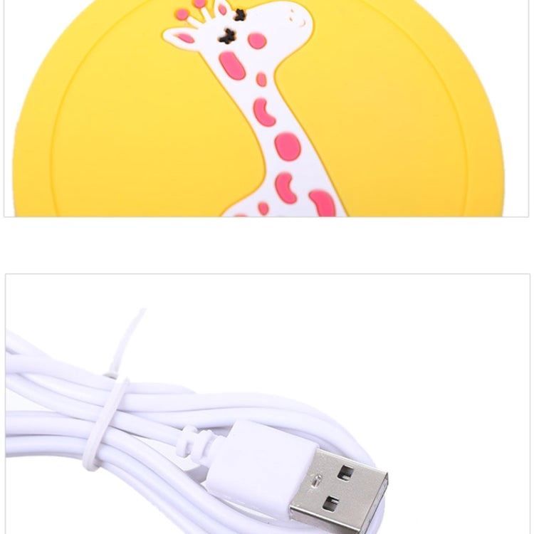 USB Heiz Silikon Pad Untersetzer (Giraffe)