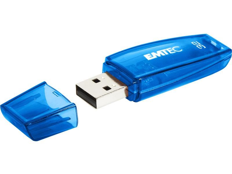 USB FlashDrive 32GB EMTEC C410 (Blau) USB 2.0 | #Elektroniktrade.ch#