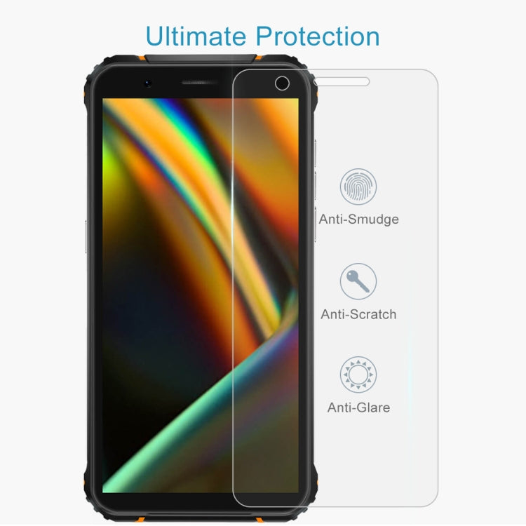 Für Blackview BV5100 Pro 1 Stk 0,26 mm 9H 2,5 D gehärtete Glasfolie