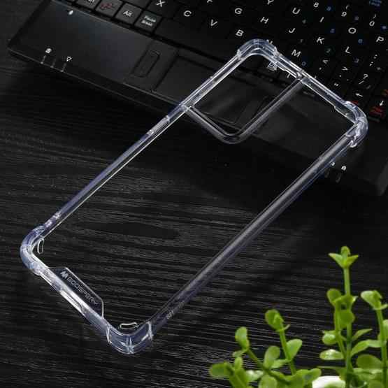 Für Samsung Galaxy S21 Ultra 5G GOOSPERY SUPER Protect Four Corners Shockproof Soft TPU Case (Transparent) | #Elektroniktrade.ch#