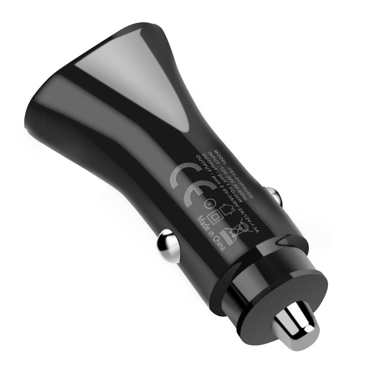 YSY-313PD20W QC3.0 USB + PD 20W USB-C / Typ-C-Dual-Port Schnelllader