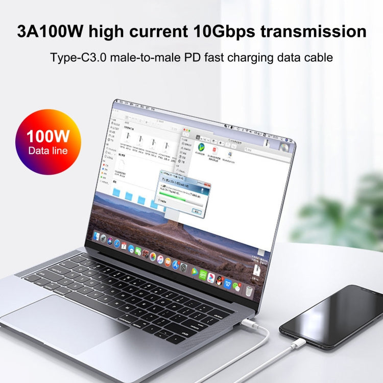 20W USB-C / Typ-C + USB-Anschlüsse-Ladegerät mit 100 Watt-Typ-C bis Typ-C-Fast-Ladekabel 2M | #Elektroniktrade.ch#