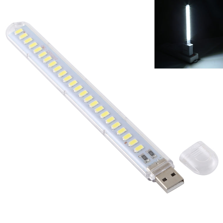 3W 24LEDs 5V 200LM USB LED Buchleuchte Tragbares Nachtlicht Weißes Licht