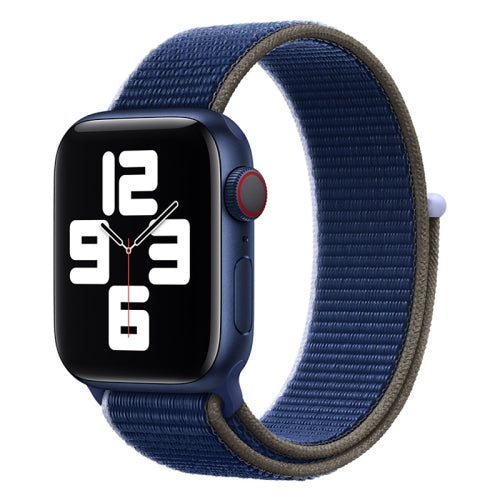 Watch Band für Apple Watch Serie 7 45mm / 6 & SE & 5 & 4 44mm / 3 & 2 & 1 42mm (Dark Navy Blue)