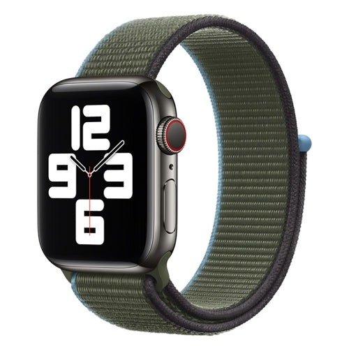 Watch Band für Apple Watch Serie 7 45mm / 6 & SE & 5 & 4 44mm / 3 & 2 & 1 42mm (Dark Navy Blue)