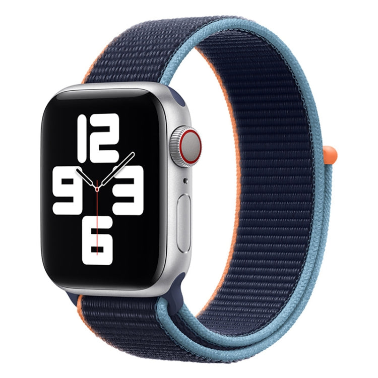 Watch Band für Apple Watch Serie 7 45mm / 6 & SE & 5 & 4 44mm / 3 & 2 & 1 42mm (Dark Navy Blue)