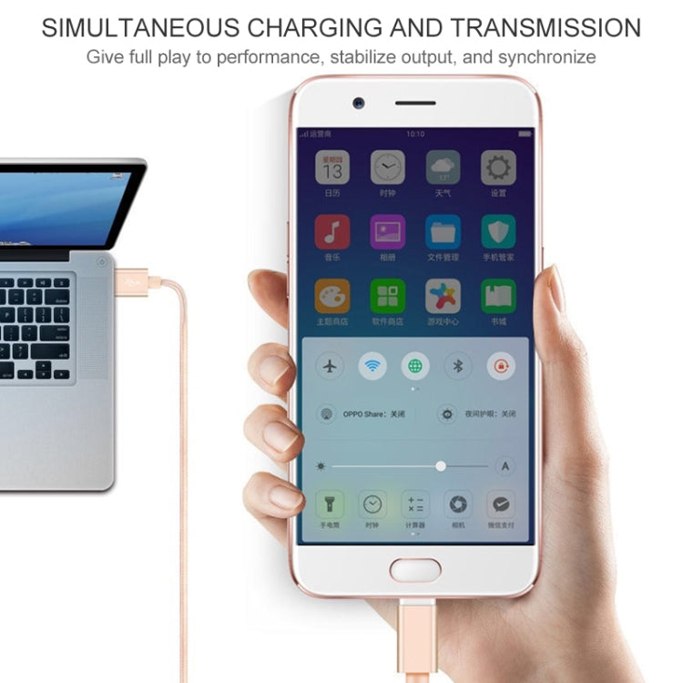 USB-C Nylon geflochtenes Daten & Ladekabel 2m Lang