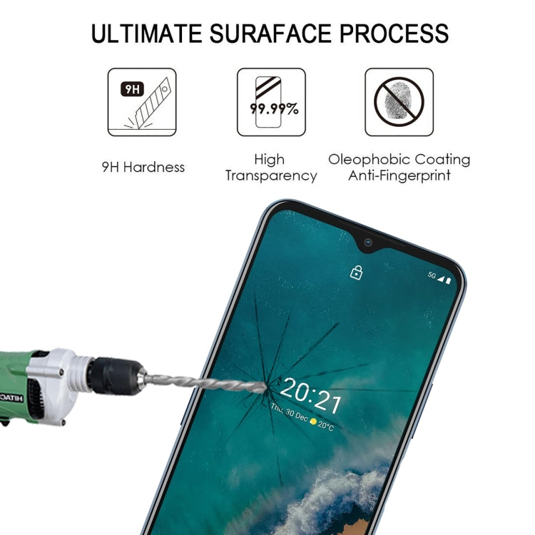 Volle Schutzfolie Glas für das Nokia G50