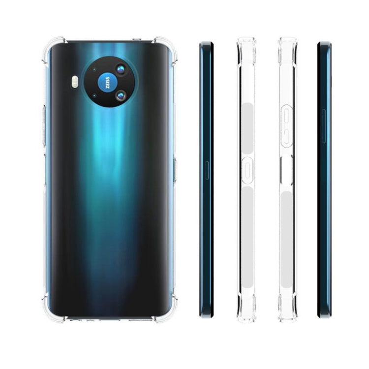 Für Nokia 8.3 5g Stoßfestes TPU-Telefon Cover (transparent)