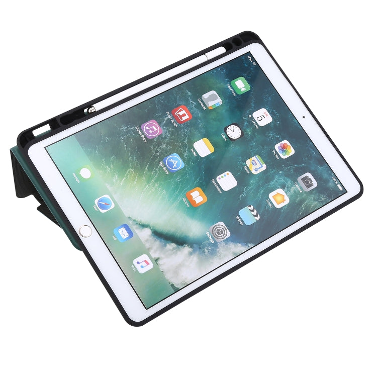 Für iPad 10.2 2021 & 2020 & 2019 / Air 2019 / Pro 10.5 elektrische gepresste Textur Horizontales Flip Ledertasche mit Halter & Stiftschlitz