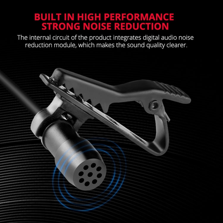 MY2-C Typ-C-Schnittstelle Live-Übertragung Interview Mobiltelefon Einzelclip Lavalier-Mikrofon, Länge: 1,5 m | #Elektroniktrade.ch#