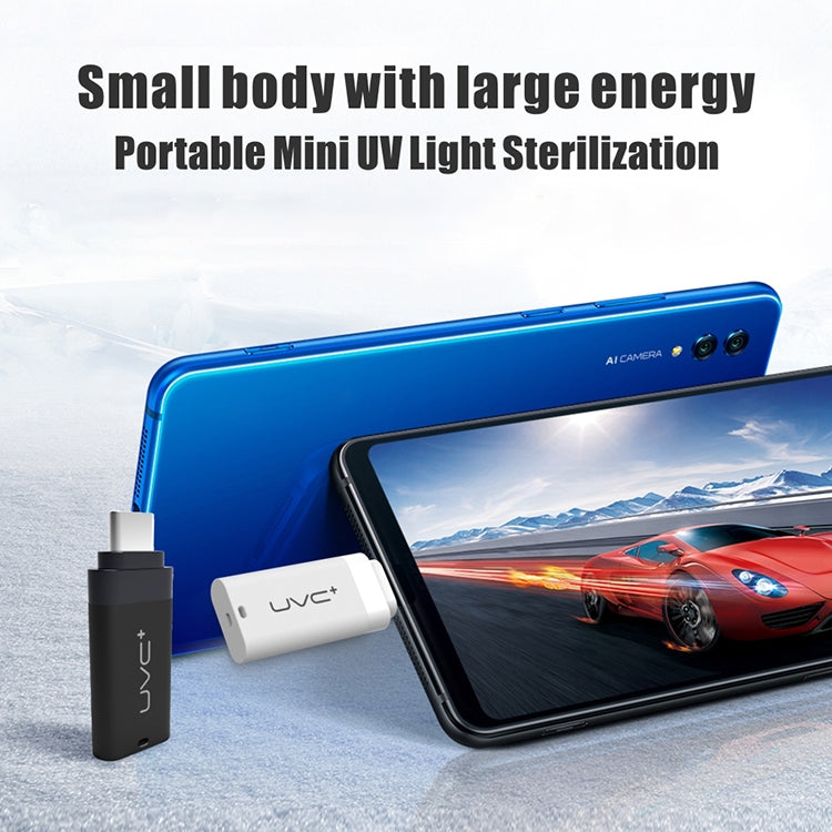 Portabler Smartphone UV-Desinfektion Adapter/Keim Töter für iPhone & Android