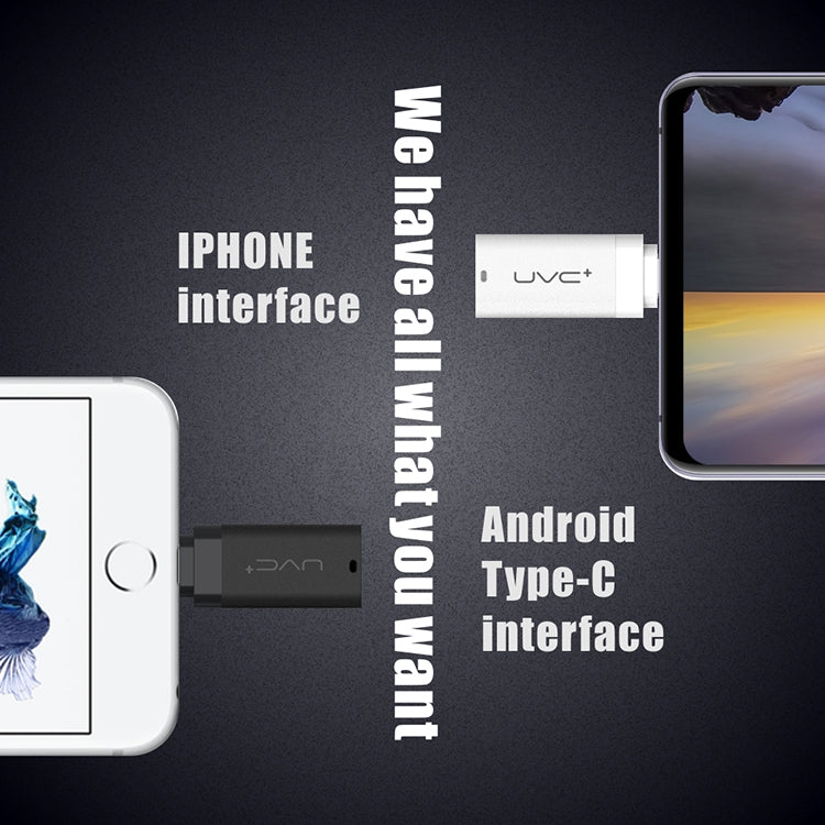 Portabler Smartphone UV-Desinfektion Adapter/Keim Töter für iPhone & Android