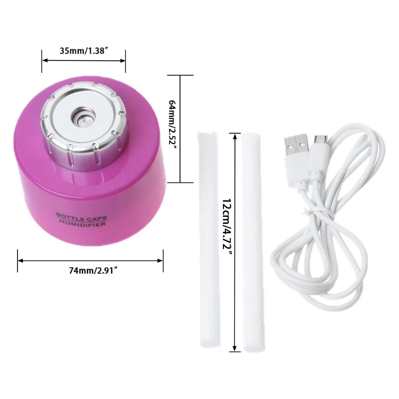 USB Nebel Luftbefeuchter Aroma Air Diffusor Blau