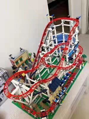 18003 Baustein Achterbahn Park City 4249 Teilig mit Motor | #Elektroniktrade.ch#