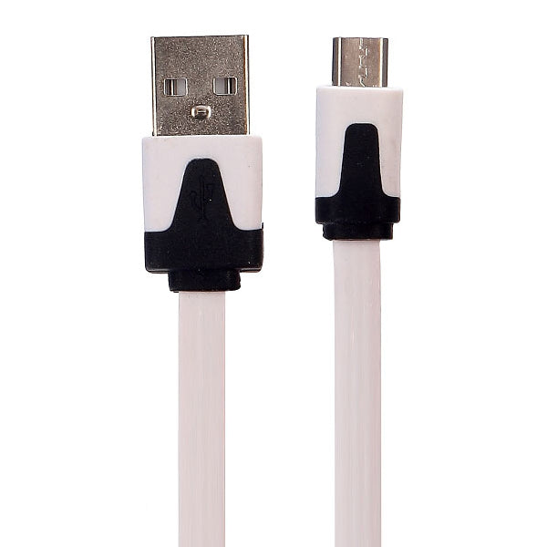 Ladekabel Micro USB weiss 2 m