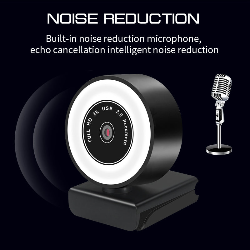 X97 Digitale Video-Webcam mit mehrstufigem Beauty-Fill-In-Licht | #Elektroniktrade.ch#