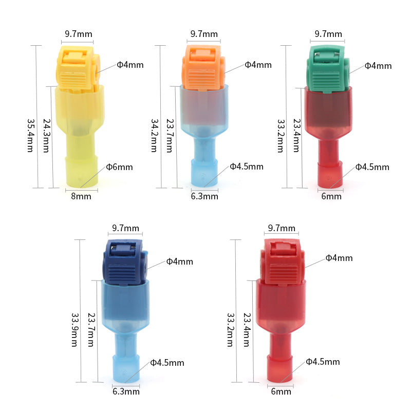 T Form Schnell Splice Elektrischer Draht Anschlüsse Crimp