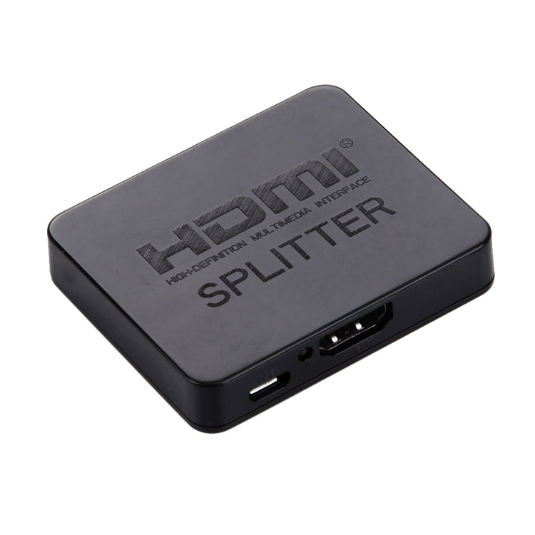 4K HDMI Splitter Full HD 1080p Video HDMI Switch Switcher 1x2 Split Out Verstärker Dual Display für HDTV DVD PS3 Xbox (Schwarz) | #Elektroniktrade.ch#