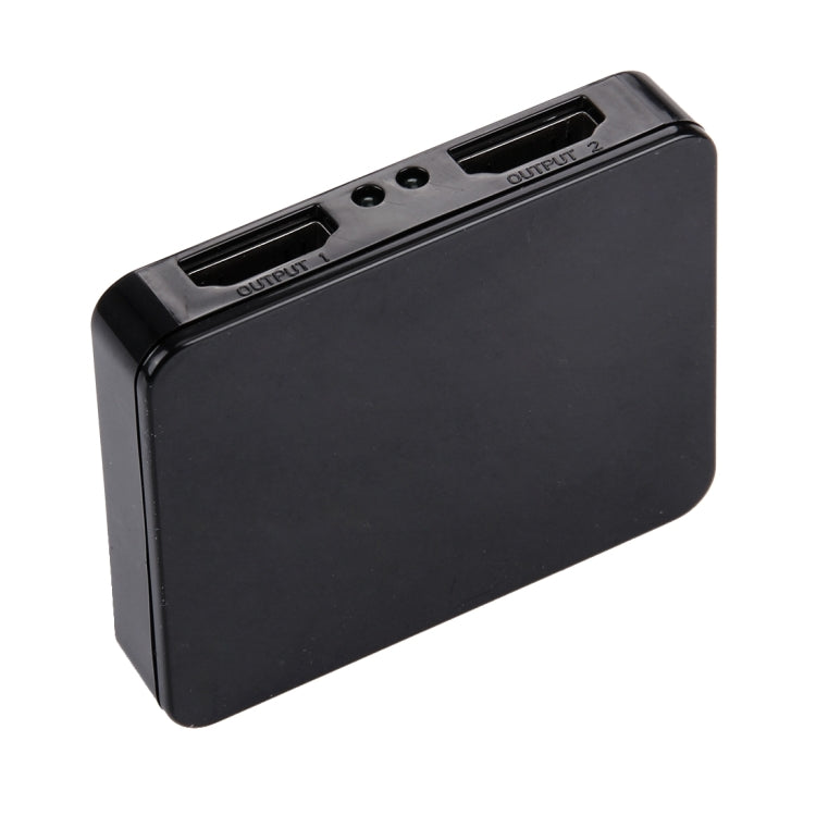 4K HDMI Splitter Full HD 1080p Video HDMI Switch Switcher 1x2 Split Out Verstärker Dual Display für HDTV DVD PS3 Xbox (Schwarz) | #Elektroniktrade.ch#