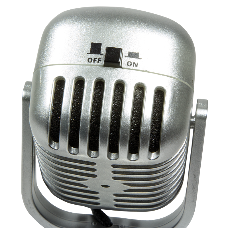 Mikrofon im Retro Style 3,5mm Klinke Desktop Mikrofon | #Elektroniktrade.ch#