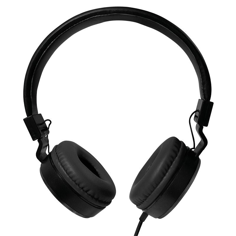 LogiLink Faltbarer Stereo Kopfhörer, schwarz