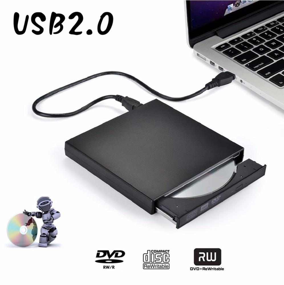 Portables USB CD/DVD Laufwerk mit CD Brenner für PC & Notebook | #Elektroniktrade.ch#