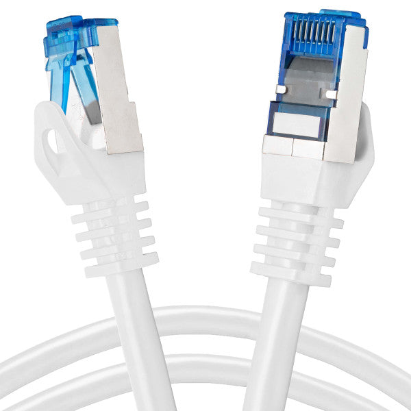 BIGtec CAT7 Patchkabel weiß Netzwerkkabel 1m/3m/7.5m/10m