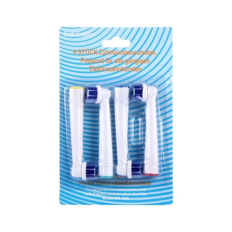 4 Stück Ersatz PRECISION CLEAN Bürstenköpfe für Oral-B SB-2 | #Elektroniktrade.ch#