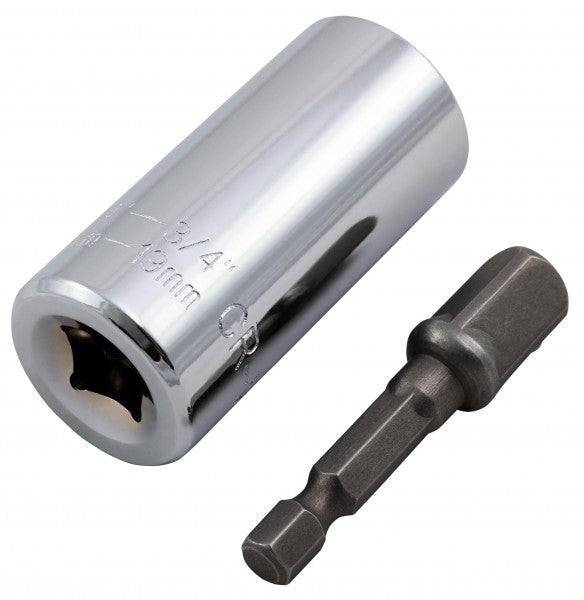 Universal-Nuss für 1/4'' bis 3/4'', inkl. Adapter