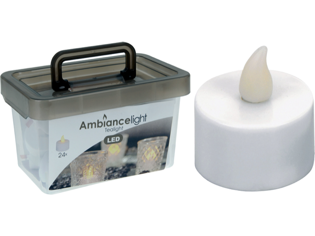 LED Teelicht 1er Set mit 1 x CR2032 inklusive