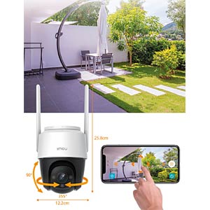 IMOU CRUISER 4MP Überwachungskamera, IP, LAN, WLAN, außen ( Gebraucht Artikel )