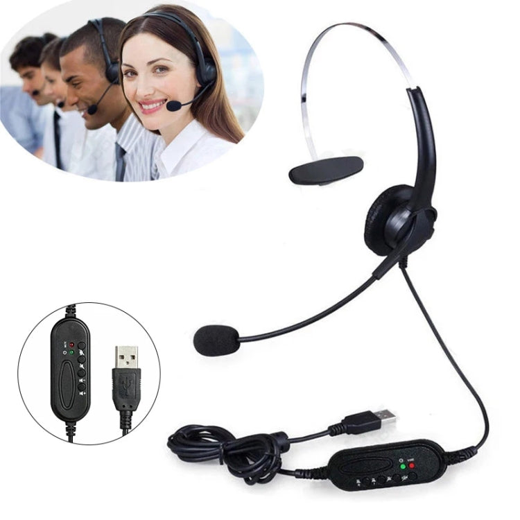 USB Headset 101U mit drehbarem 300-Grad-Mikrofon