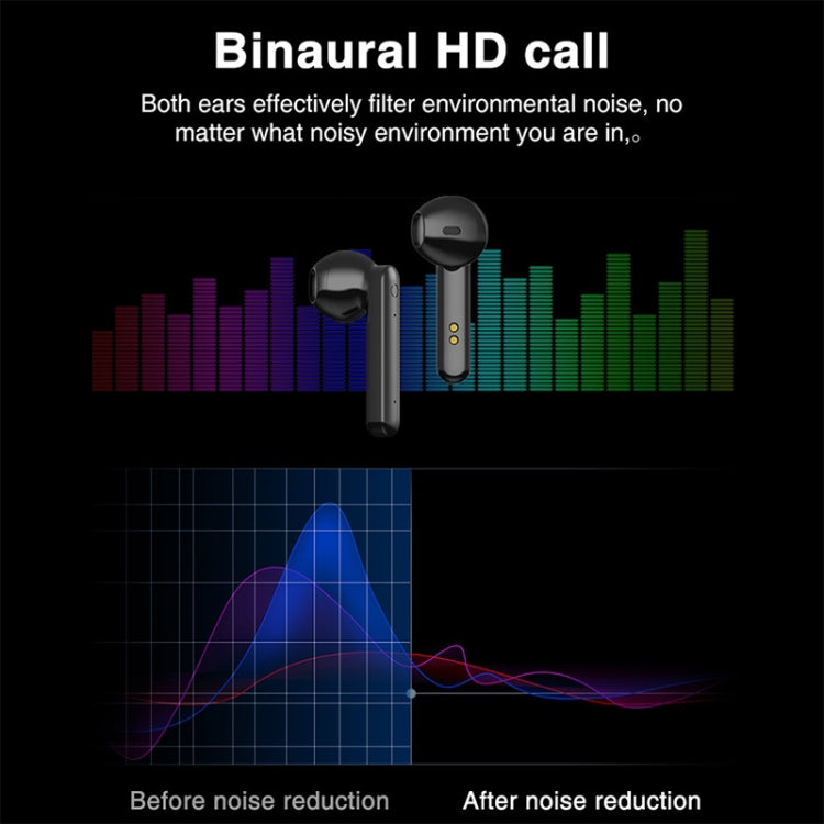 L12 Bluetooth 5.0 TWS Touch Digitalanzeige Drahtloser Bluetooth-Kopfhörer mit Ladebox (weiß) | #Elektroniktrade.ch#