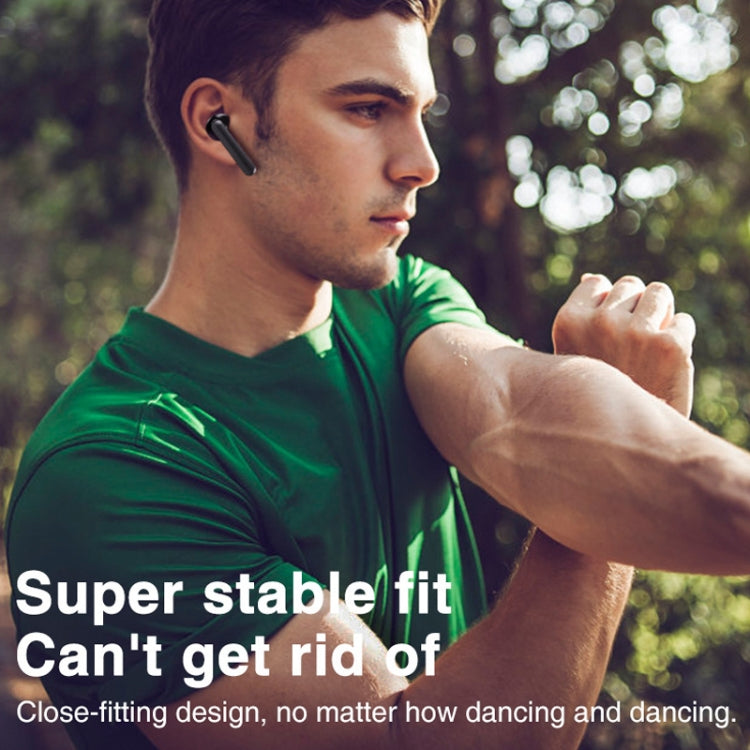 L12 Bluetooth 5.0 TWS Touch Digitalanzeige Drahtloser Bluetooth-Kopfhörer mit Ladebox (weiß) | #Elektroniktrade.ch#