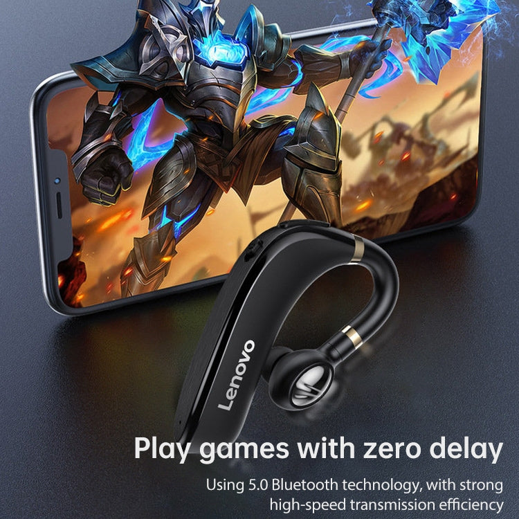 Lenovo HX106 Einseitiger Bluetooth 5.0 Drehbarer drahtloser Bluetooth-Ohrhörer mit Ohrbefestigung | #Elektroniktrade.ch#