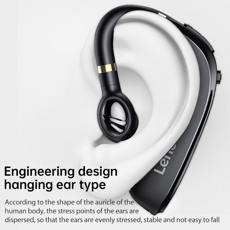 Lenovo HX106 Einseitiger Bluetooth 5.0 Drehbarer drahtloser Bluetooth-Ohrhörer mit Ohrbefestigung | #Elektroniktrade.ch#