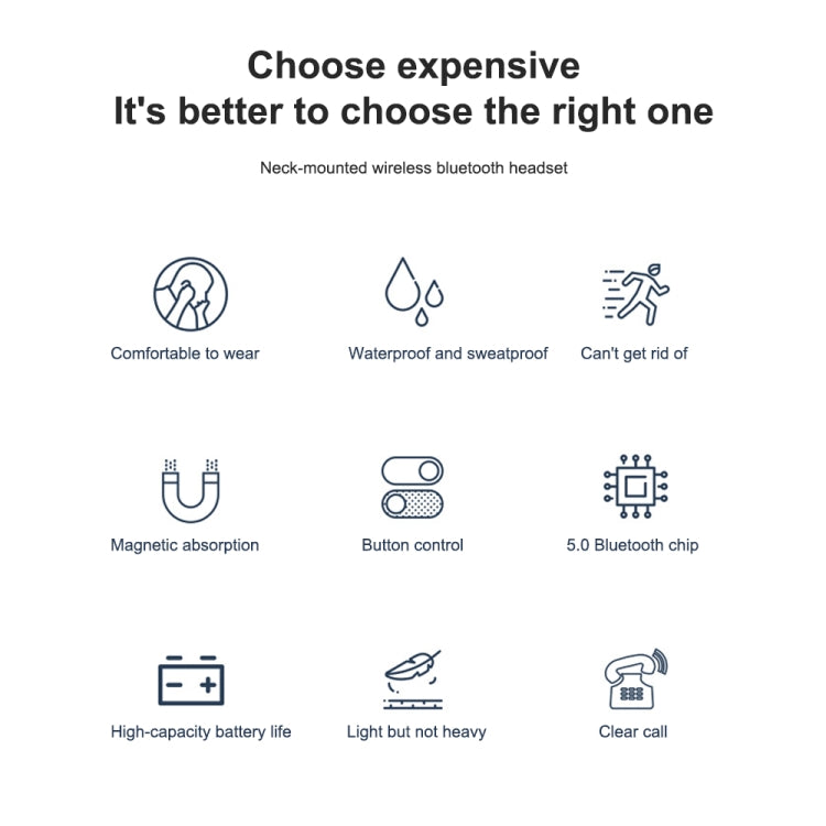 WK BD100 In-Ear Sweat Proof Sporty Bilateral Tws Bluetooth 5.0 Kopfhörer (schwarz)